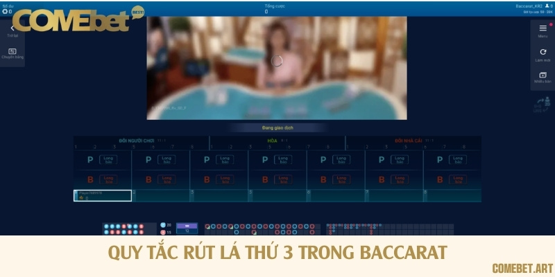 Nắm vững quy tắc rút lá thứ 3 chi tiết cho cửa Player và Banker
