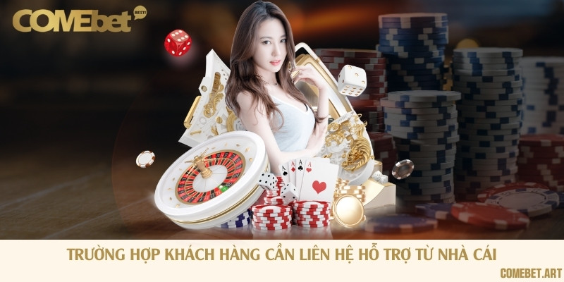 Những tình huống cần sự hỗ trợ từ nhà cái trong quá trình trải nghiệm